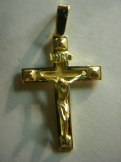 cruz oro plata